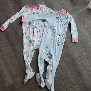 2 PJ Footsie Sleepers